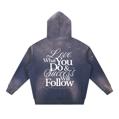 HeyHappi Love What You Do and Success Will Follow Hoodie