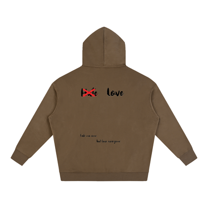 HeyHappi Love Over Hate Hoodie
