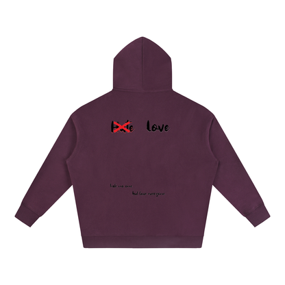 HeyHappi Love Over Hate Hoodie