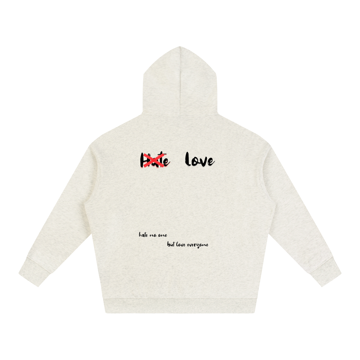 HeyHappi Love Over Hate Hoodie