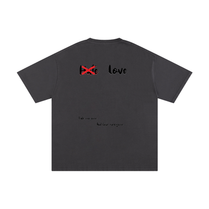 HeyHappi Love Over Hate T-Shirt