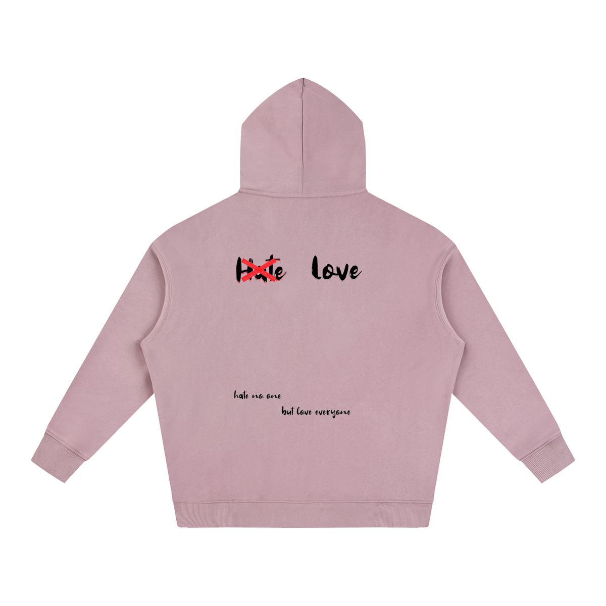 HeyHappi Love Over Hate Hoodie