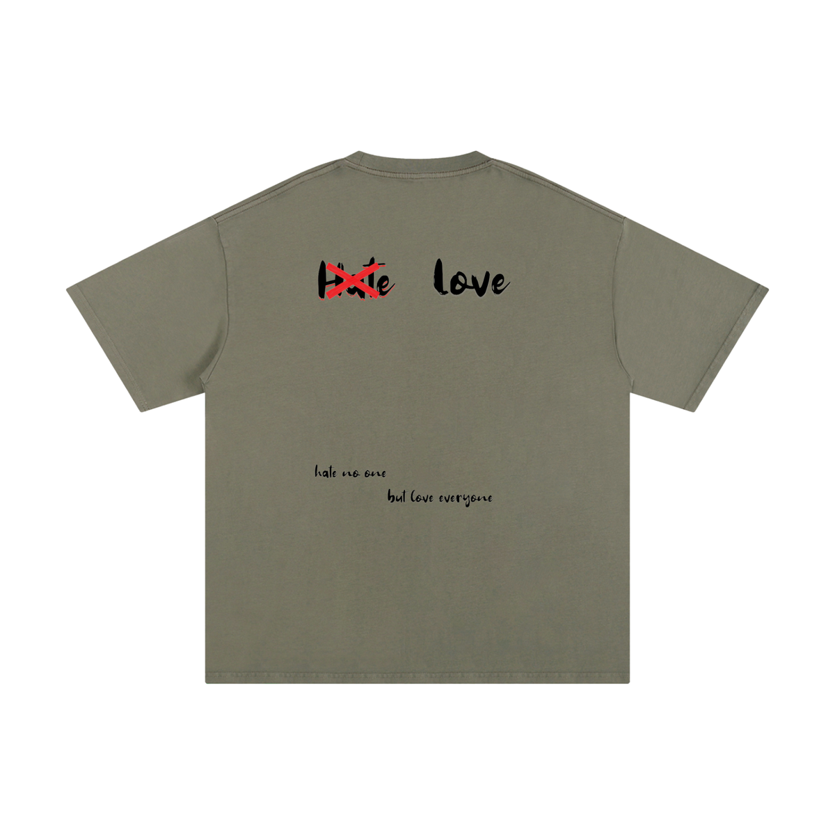 HeyHappi Love Over Hate T-Shirt