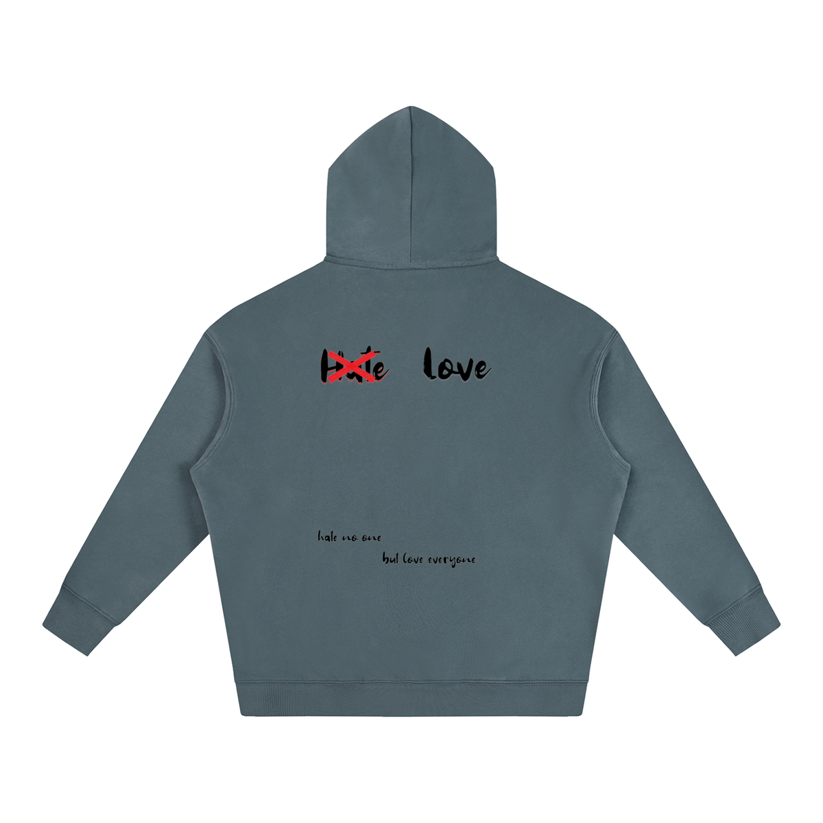 HeyHappi Love Over Hate Hoodie