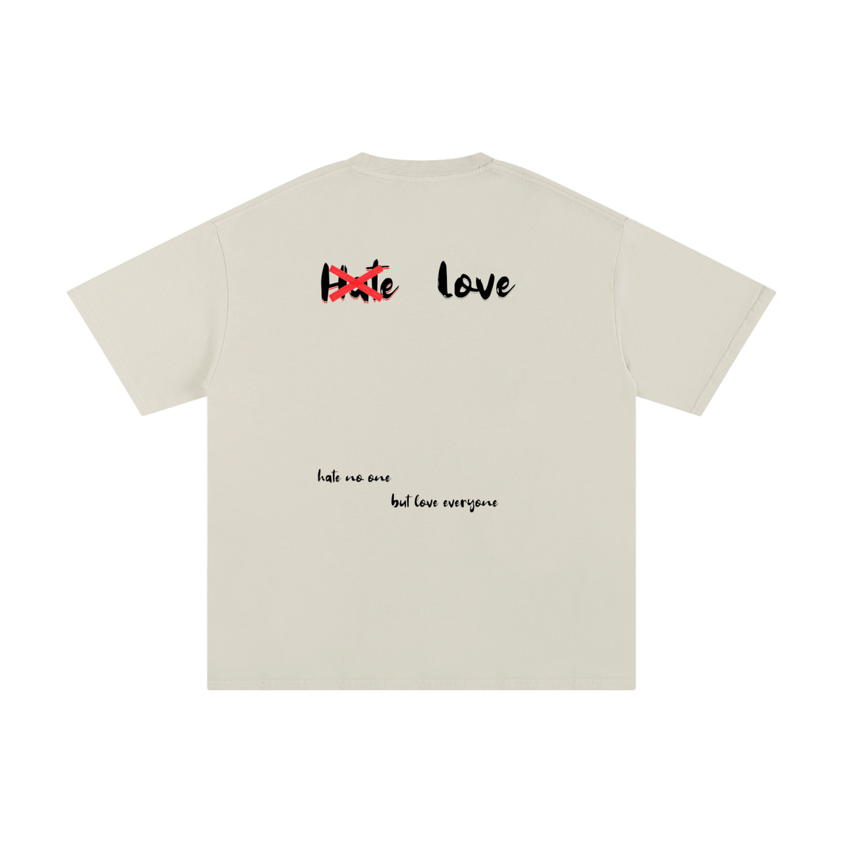 HeyHappi Love Over Hate T-Shirt