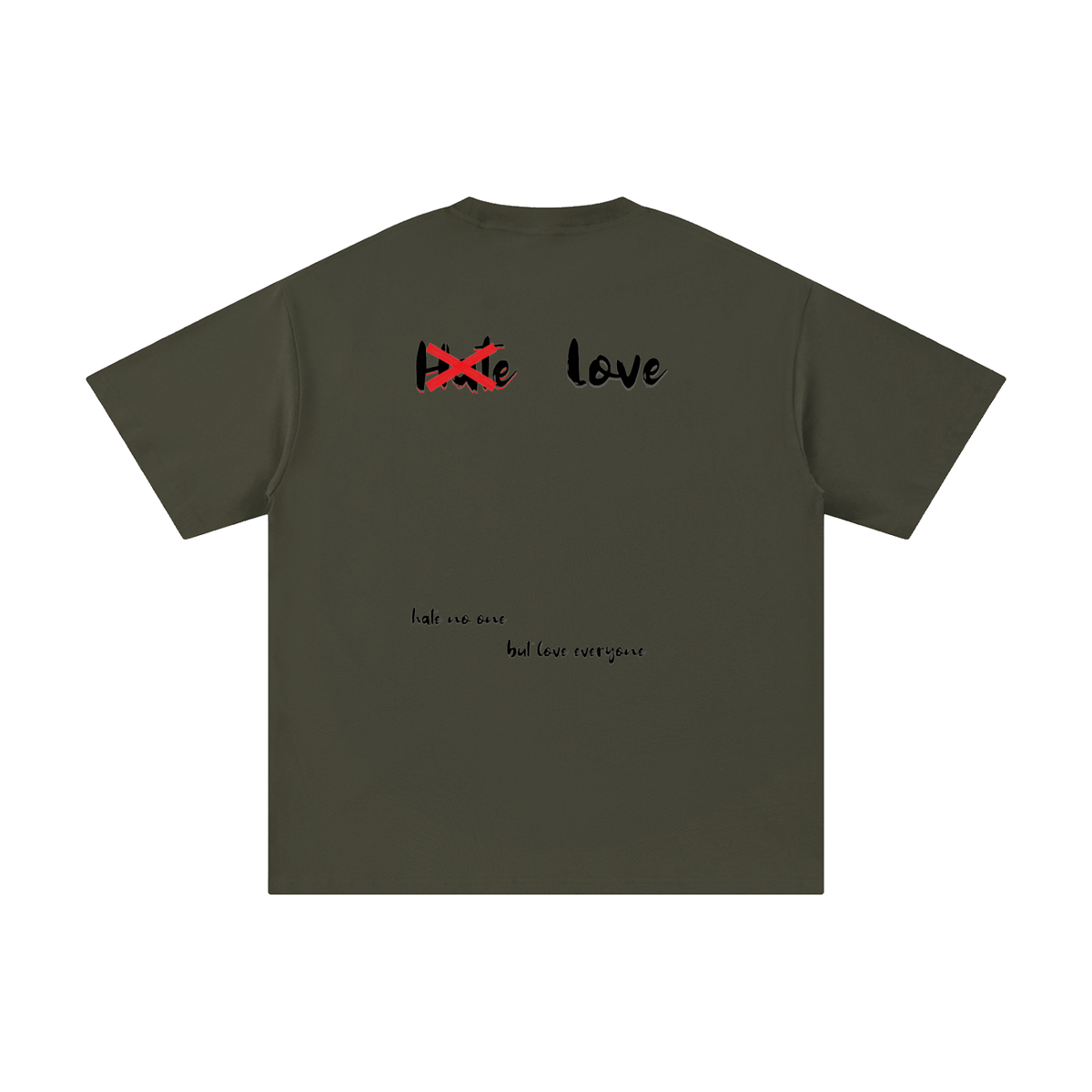 HeyHappi Love Over Hate T-Shirt