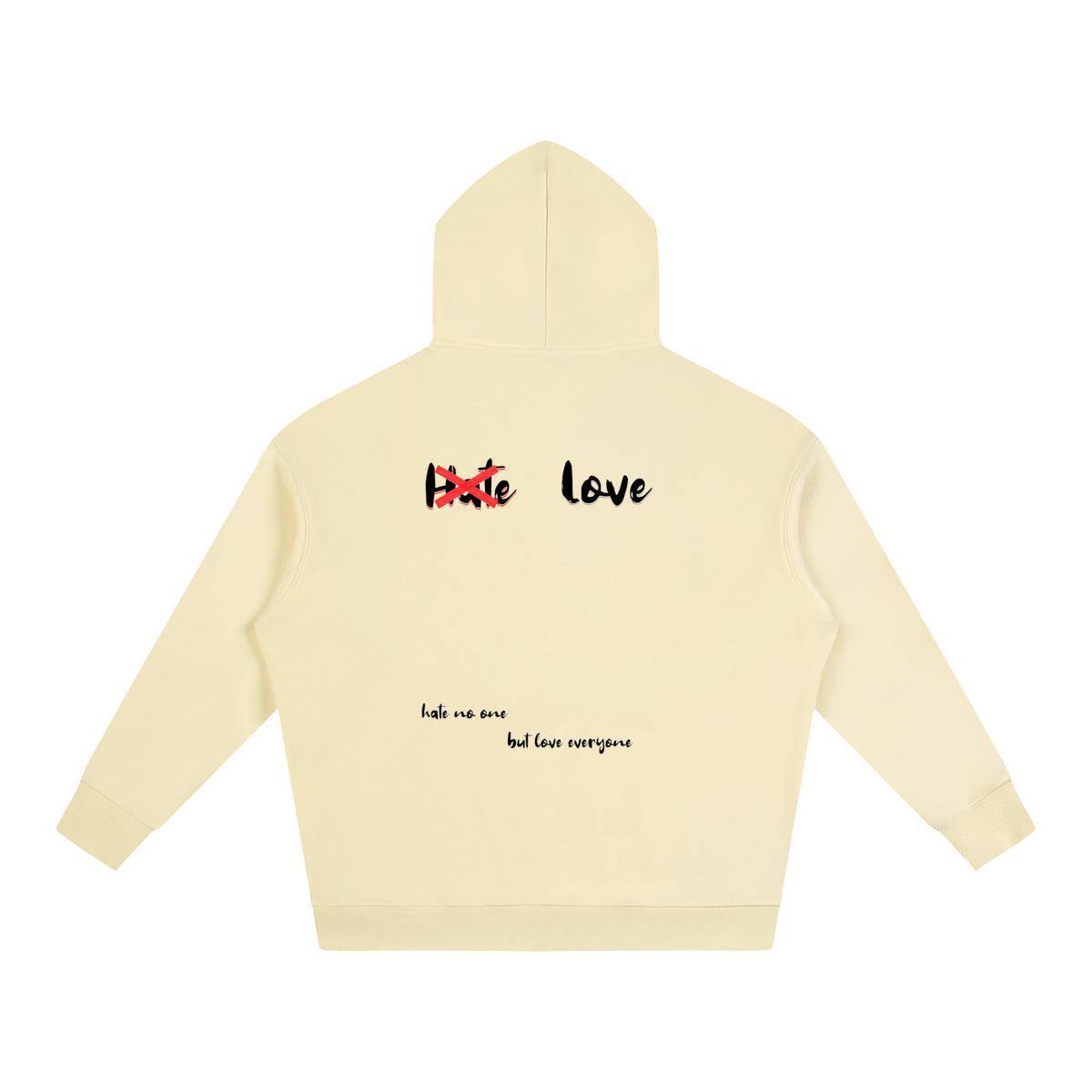 HeyHappi Love Over Hate Hoodie
