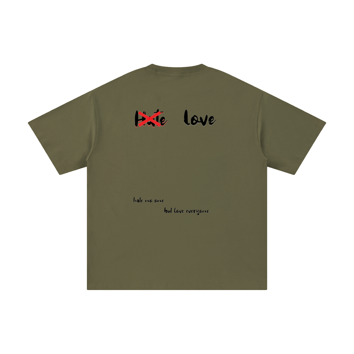 HeyHappi Love Over Hate T-Shirt
