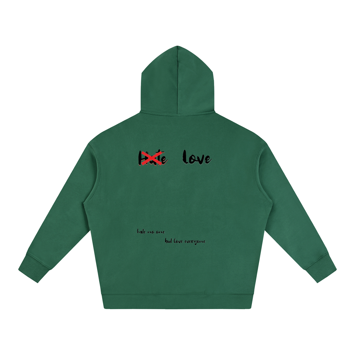 HeyHappi Love Over Hate Hoodie