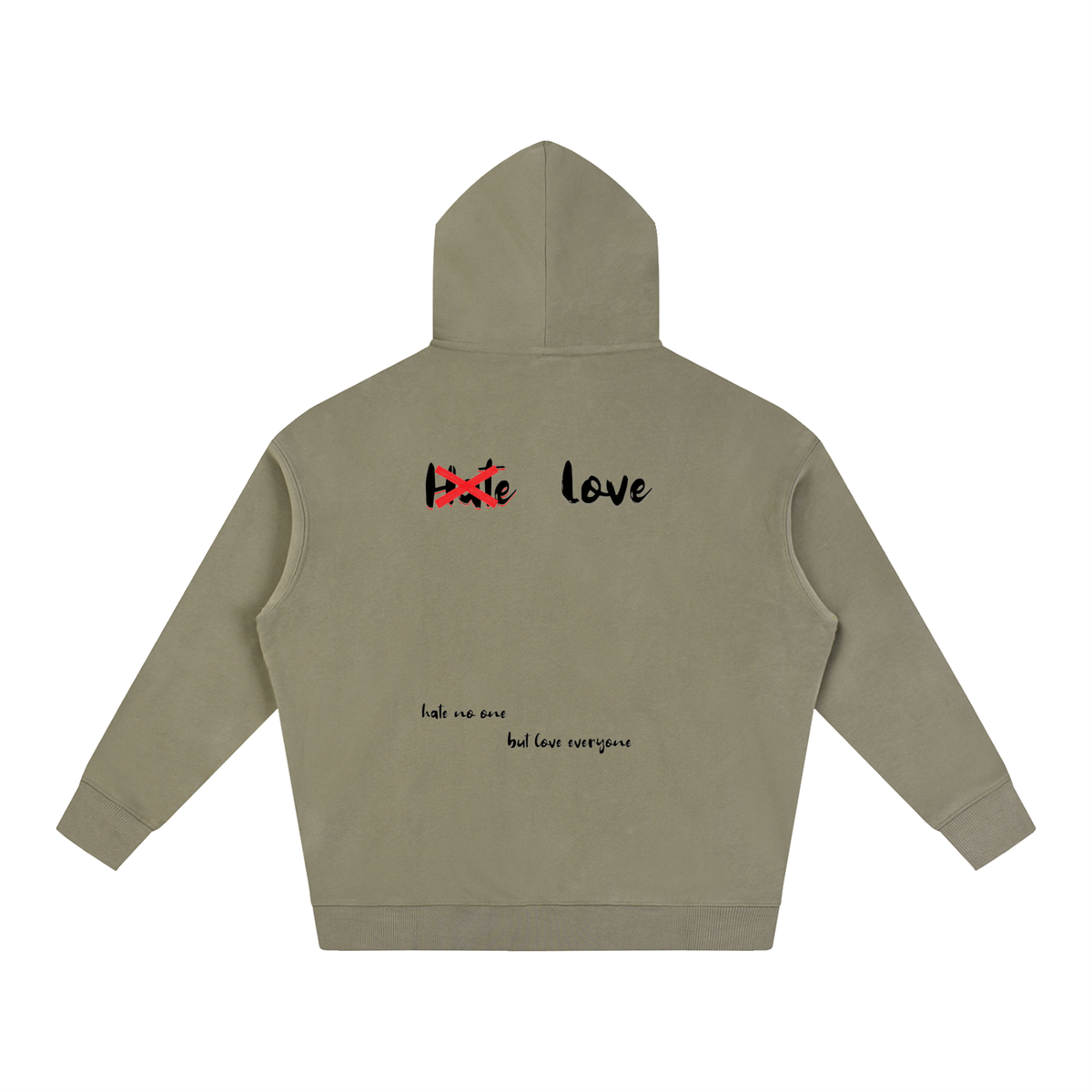 HeyHappi Love Over Hate Hoodie