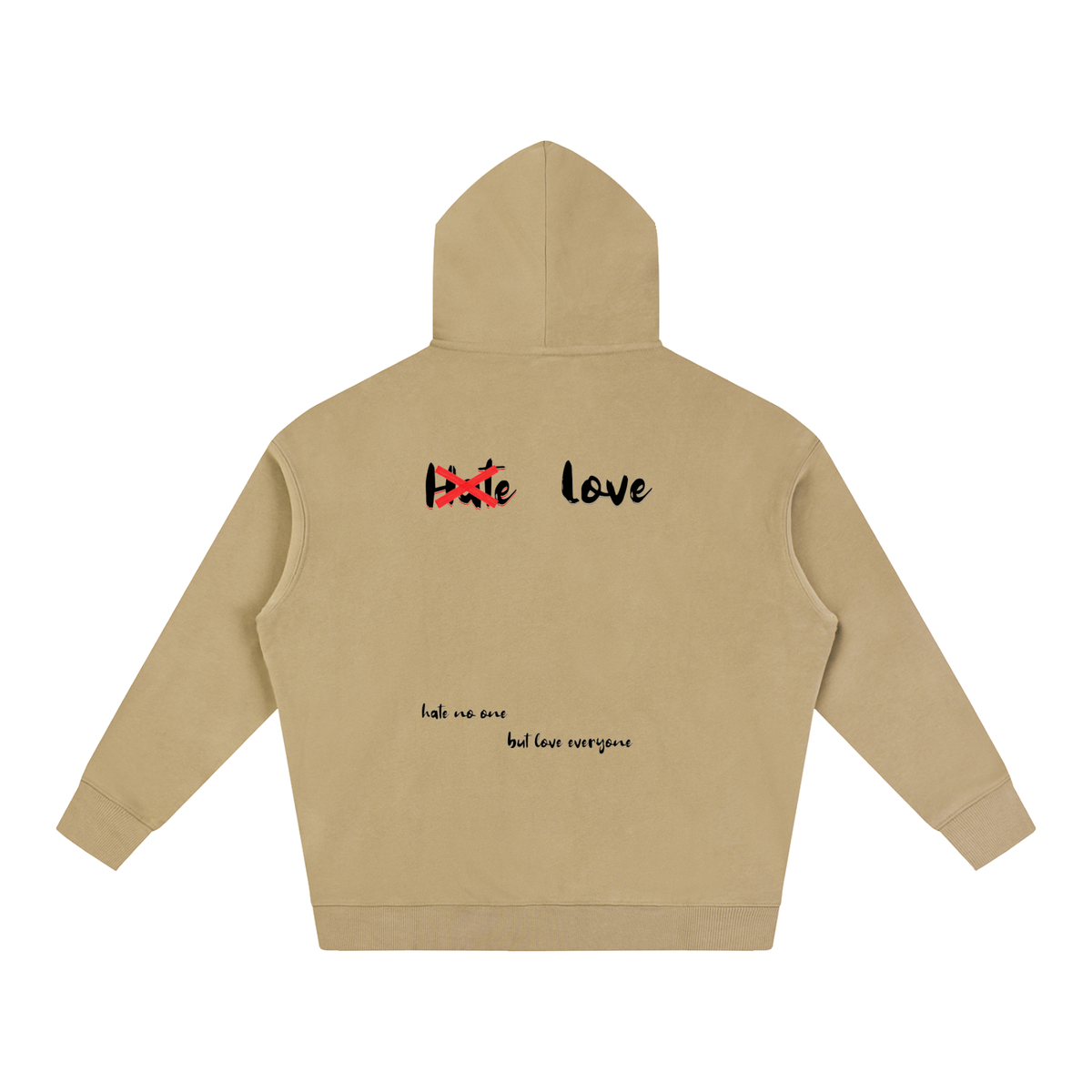 HeyHappi Love Over Hate Hoodie